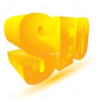 Bold Yellow SEO Text